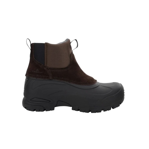 Men's Yukon Waterproof Brown and Black Boots - Picture 2 of 7
